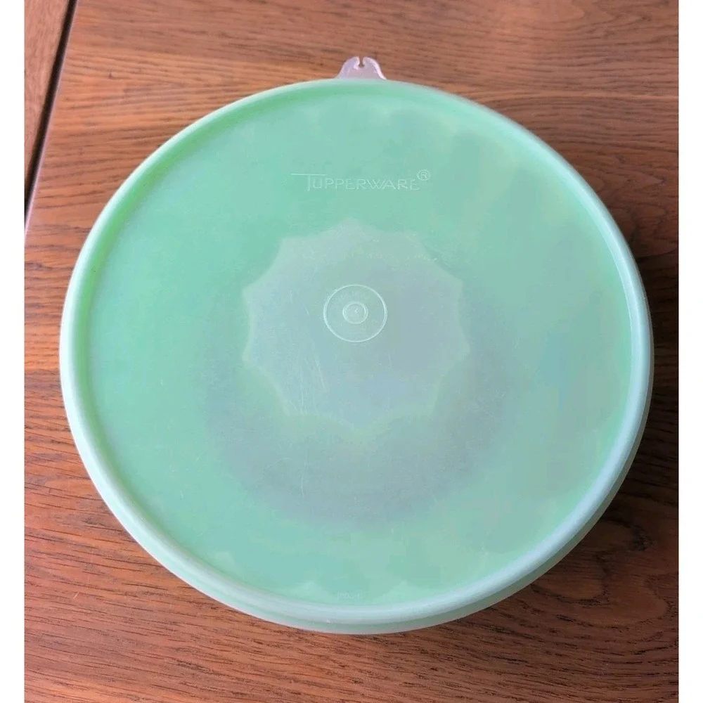 Tupperware Gel Mold Jello Mold Lime Green 1970s Vtg 9